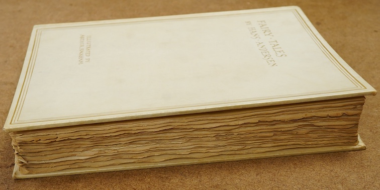 Rackham, Arthur - The Fairy Tales of the Brothers Grimm, one of 525, with 12 tipped-in colour plates, signed, George G. Harrup, London, 1932